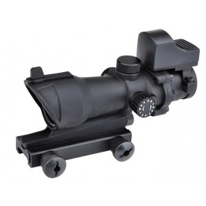 Прицел оптический AIM-O ACOG 4×32 Scope Red/Green Reticle with Mini Red Dot Black AO5320-BK